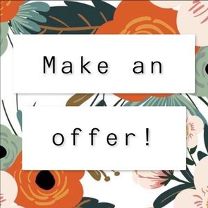 Reasonable offers accepted!